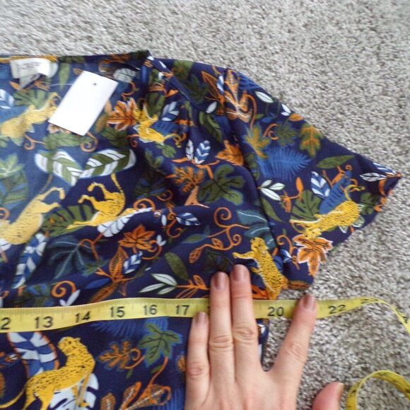 NWT J crew animal print wrap dress 6 - Picture 6 of 9